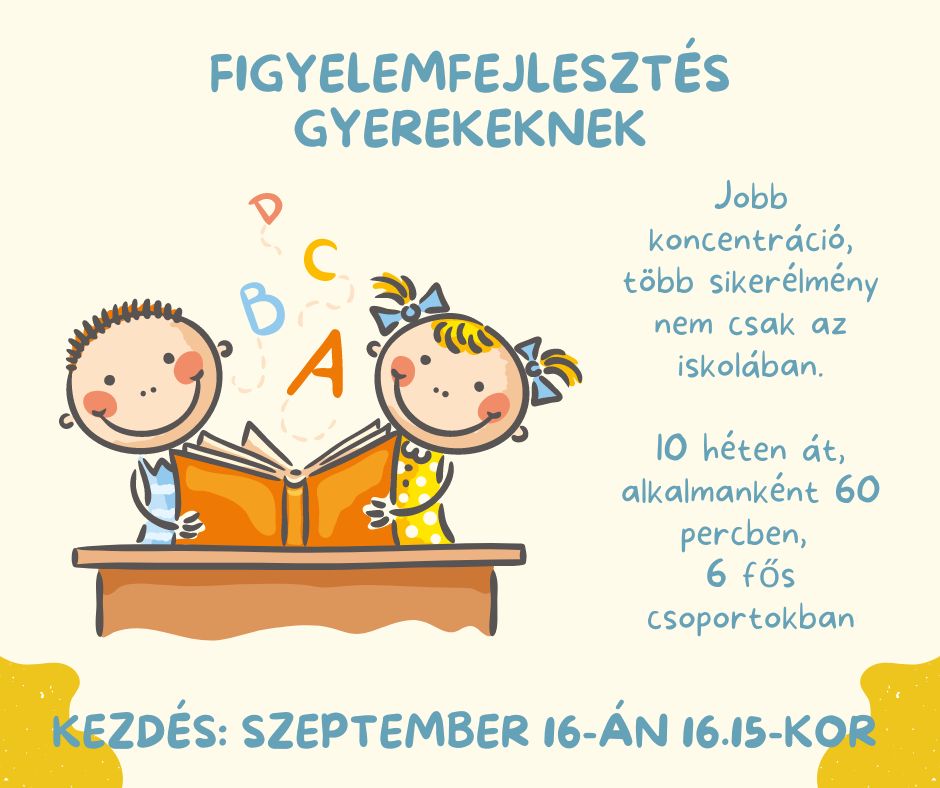 Figyelemfejlesztés gyerekeknek